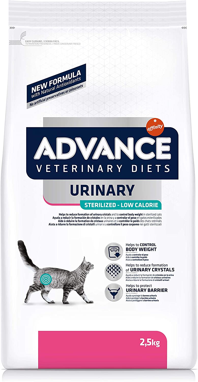 Advance Veterinary Diets Urinary Sterilized Low Calorie 1,25kg - Gatto Advance Veterinary Diets Urinary Sterilized Low Calorie 1,25kg - Gatto